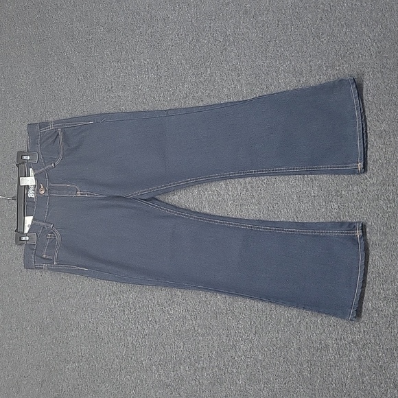 Girls B'gosh Boot Cut Jeans, Size 12P(31 x  25) Dark Wash, Adjustable Waist - Picture 1 of 16